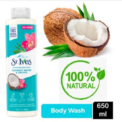 St Ives Shower Gel Coconut Water & Orchid 650ml