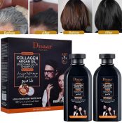 Disaar Collagen Argon Oil Hair Color Shampoo Natural Black 200ml + 200ml